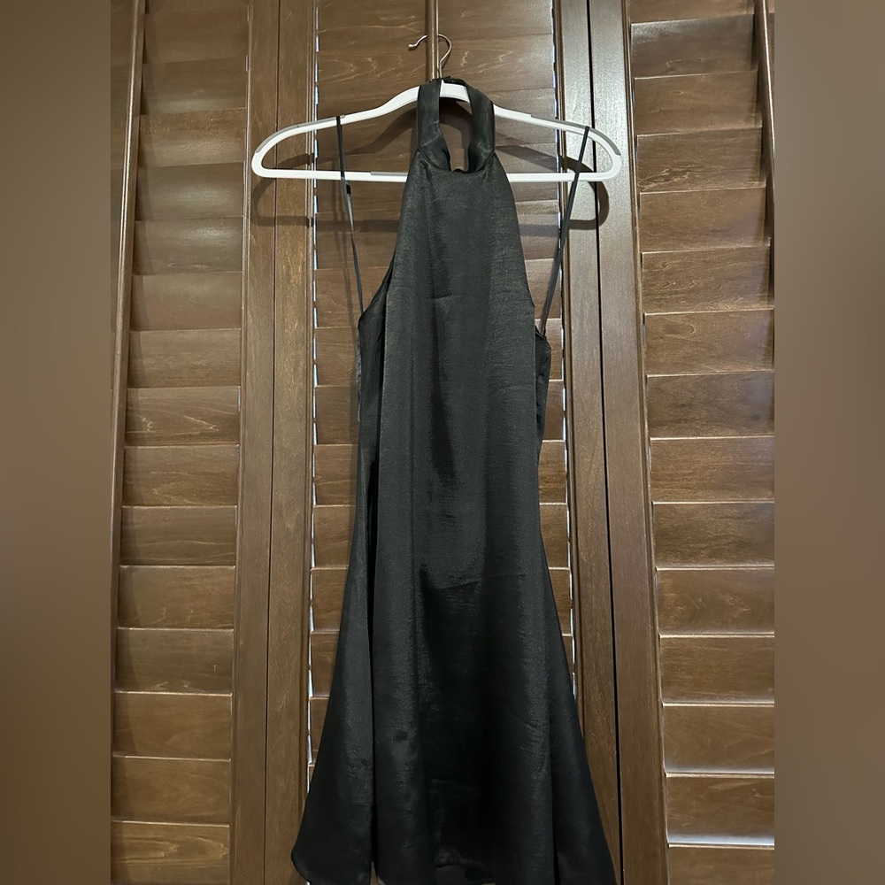 Black slip dress very good condition!